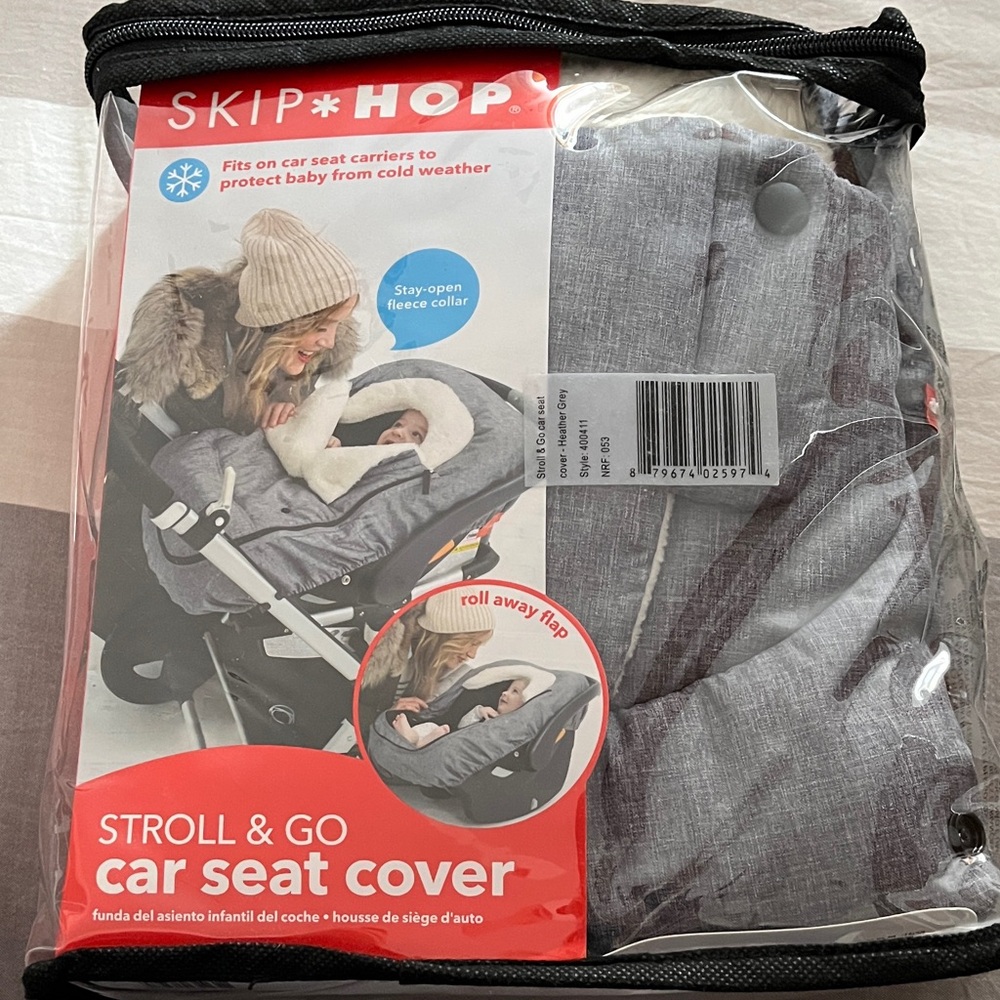 Skip Hop Stroll & Go Gray Car Seat Cover